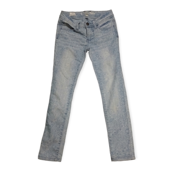 Cherokee Light Blue Skinny Jeans sz 7 Girls - Picture 1 of 6